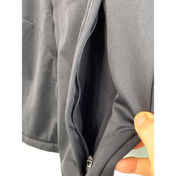 VGK Antigua Full-Zip Golf Jacket Mens M Black Scuba Fleece Lined NHL 7645 - Picture 10 of 14